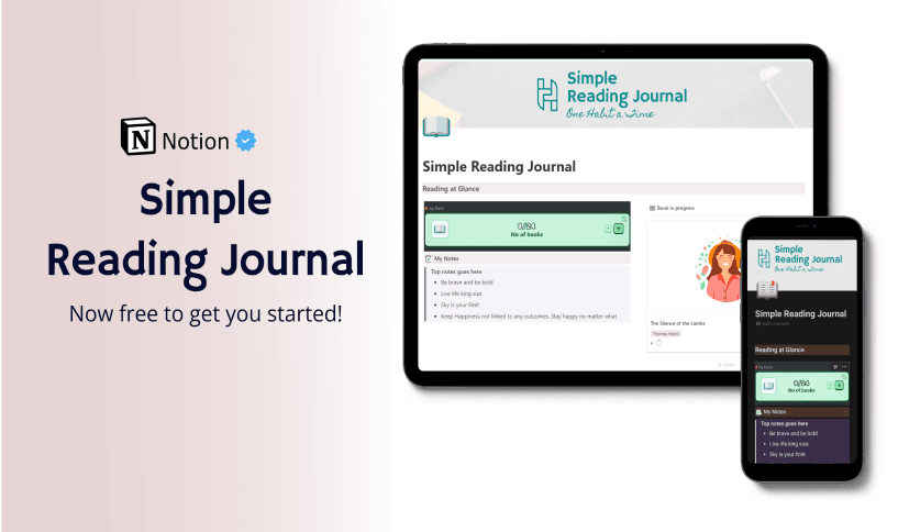 Simple Reading Journal